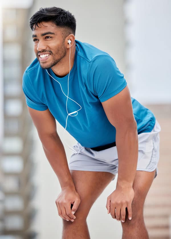 Man Able to Breathe Running