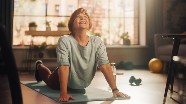 Woman Doing Yoga