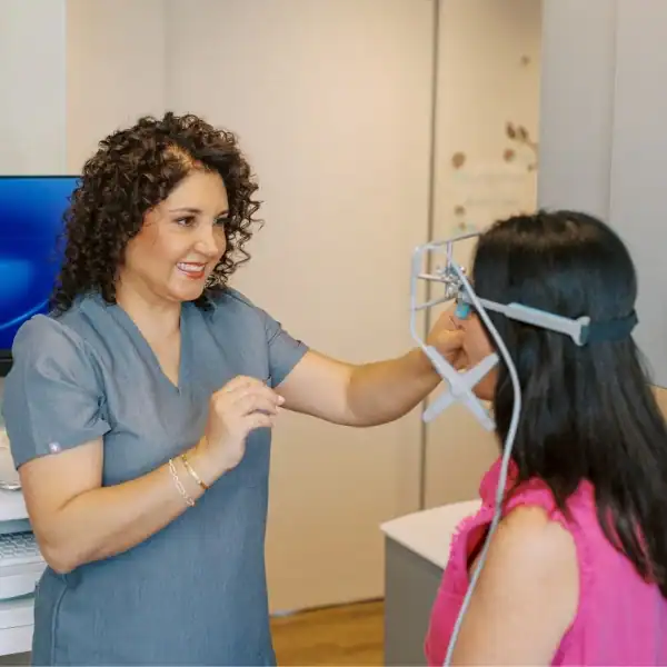 Dr Safavi Checking Patient