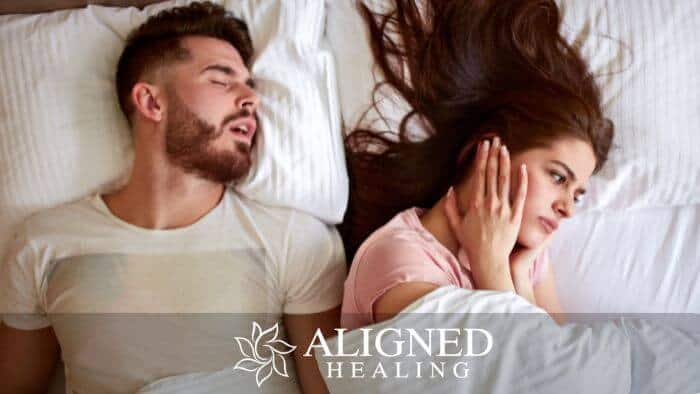Loud snoring causing sleep disturbance